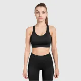 Bezešvá podprsenka Iron Aesthetics Seamless Butt, černá · záber 5