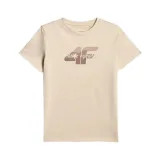 Dívčí tričko s krátkým rukávem 4F JUNIOR TSHIRT F2885-83S-BEIGE · záber 5