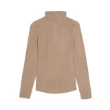 Dámská lyžařská fleece mikina 4F FLEECE UNDERWEAR-WAW24UFLEF048-82S-LIGHT BROWN · záber 5