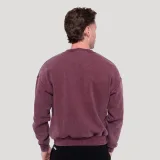 GymBeam Mikina Spike Burgundy - Velikost: S | Barva: červená | Hmotnost: 0,52 kg | Balení: 37 · záber 4