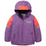 Helly Hansen K Rider 2.0 Ins, lyžařská bunda, junior, fialová · záber 1