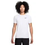 Pánské tréninkové tričko s krátkým rukávem NIKE SWIM ESSENTIAL WHITE-WHITE · záber 1
