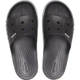 Pantofle (plážová obuv) CROCS Bayaband Slide U black white · záber 2