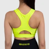 Dámská sportovní podprsenka - Iron Aesthetics, NEON YELLOW · záber 2
