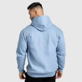 Mikina s kapucí Iron Aesthetics Frontline, modrá · záber 7