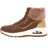 Dámské kotníkové zimní boty SKECHERS Uno Rugged Zip Up taupe gold · záber 4