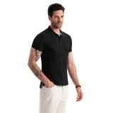 Pánské tričko s krátkým rukávem a v-výstřihem OMBRE T-shirt OM-POBS-0100 V-1 black · záber 1