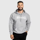 Mikina s kapucí Iron Aesthetics Frontline, modrá · záber 11