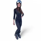 Dámské termo kalhoty BLIZZARD Viva long pants, anthracite light blue · záber 3