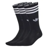 Ponožky ADIDAS ORIGINALS 3 PACK-HIGH CR S BLACK BLACK BLACK · záber 1