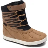Dětské vysoké zimní boty MERRELL Snow Bank 5.0 WTRPF K wheat black · záber 1