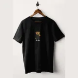 Tričko, Barva Modrá, s Potiskem Compton Teddy · záber 1
