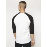 Pánské tričko s krátkým rukávem VANS STYLE 76 RAGLAN-WHITE-BLACK · záber 3