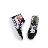 Dámská vycházková obuv VANS UA SK8-HI (Floral Checkerboard) black true white · záber 4