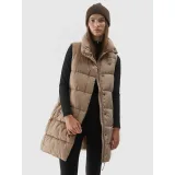 Dámská vesta 4F VEST-AW23TVESF076-82S-LIGHT BROWN · záber 3
