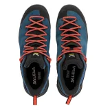 Pánská nízká turistická celokožená obuv SALEWA Wildfire Leather GTX M dark denim black · záber 4