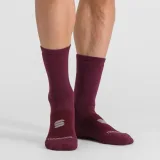 Cyklistické ponožky SPORTFUL Merino wool 18 socks, red wine black · záber 2