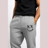 Tepláky Jogger , Barva Modrá, s Potiskem Graffiti Smiley · záber 10