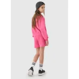 Dívčí teplákové kraťasy 4F JUNIOR SHORTS CAS F470-54S-PINK · záber 4