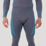 GymBeam Bezešvé legíny OG1 Grey/Blue - Velikost: S | Barva: sivá, modrá | Hmotnost: 0,205 kg | Balení: 90 · záber 5