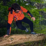 Pánská vysoká turistická obuv TREZETA ADVENTURE WP BLUE-YELLOW · záber 4