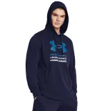 Pánská mikina s kapucí UNDER ARMOUR UA Rival Terry Graphic Hood-BLU · záber 3