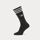 Ponožky ADIDAS ORIGINALS 3 PACK-SOLID CREW SOCK BLACK WHITE · záber 2