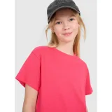 Dívčí tričko s krátkým rukávem 4F JUNIOR TSHIRT F2326-55S-HOT PINK · záber 2