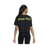 Dámské tréninkové tričko s krátkým rukávem NIKE PRO W NK DF SS CRP TEE-010 BLACK · záber 4
