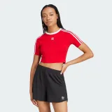 Dámské tričko s krátkým rukávem ADIDAS ORIGINALS 3 S BABY TEE BETSCA WHITE · záber 2
