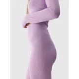 Dámské termo kalhoty 4F SEAMLESS UNDERWEAR-WAW24USEAF153-52S-LIGHT VIOLET · záber 2