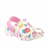 Dětské kroksy (rekreační obuv) COQUI Little frog white pink · záber 1