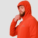 GymBeam Běžecká bunda Pulse Orange - Velikost: L | Barva: oranžová | Hmotnost: 0,24 kg | Balení: 50 · záber 4