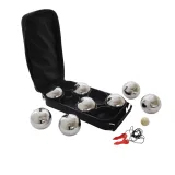 Pétanque sada MASTER 8 chromovaných koulí obal nylon · záber 3