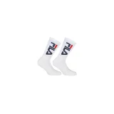 Ponožky do inline bruslí FILA F9598 SOCKS 2-PACK-300-WHITE · záber 3