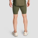 GymBeam Men‘s Combat Shorts Olive Grey - Velikost: S | Barva: sivá | Pohlavie: Pánské | Hmotnost: 0,1087 kg | Balení: 133 · záber 3