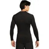 Pánské tréninkové tričko s dlouhým rukávem NIKE PRO DF TIGHT TOP LS-010 BLACK WHITE · záber 2