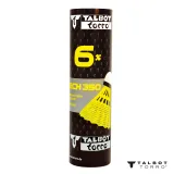 Badmintonové míčky TALBOT TORRO Tech 350 Medium 3 ks - žluté · záber 8