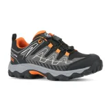 Chlapecká nízká turistická obuv TREZETA Thunder WP Jr grey orange · záber 3