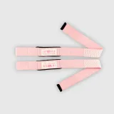 Trhačky s gripem Iron Aesthetics Grip Straps, růžové · záber 4