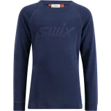 Swix RaceX Merino Long Sleeve, junior, navy · záber 1