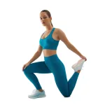 Dámská sportovní tréninková podprsenka 4F SPORT BRA-WSS24USBAF116-35S-TURQUOISE · záber 4