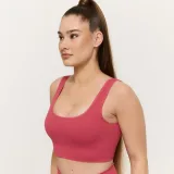 GymBeam Podprsenka Bralette GymBabe Bloom - Velikost: XS | Barva: ružová | Hmotnost: 0,11 kg | Balení: 105 · záber 3