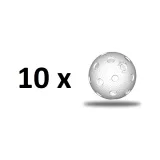 Florbalový míček TRIX IFF - bílý - 10 ks · záber 2