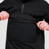 GymBeam Pánská bunda Rain Smock Black - Velikost: S | Barva: čierna | Hmotnost: 0,37 kg | Balení: 20 · záber 2