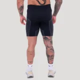 GymBeam Bezešvé šortky OG1 Black/Grey - Velikost: S | Barva: čierna | Hmotnost: 0,14 kg | Balení: 118 · záber 2