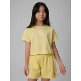 Dívčí tričko s krátkým rukávem 4F JUNIOR TSHIRT F2941-71S-YELLOW - Barva: žltá · záber 2