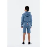 Chlapecká mikina s kapucí AUTHORITY H-SKATER90 B blue · záber 5