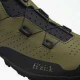 Cyklistické boty FIZIK tretry Terra Atlas zelená černá · záber 4