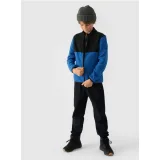 Chlapecká fleecová mikina se zipem 4F JUNIOR FLEECE-JWAW24TFLEM212-32S-DENIM · záber 5